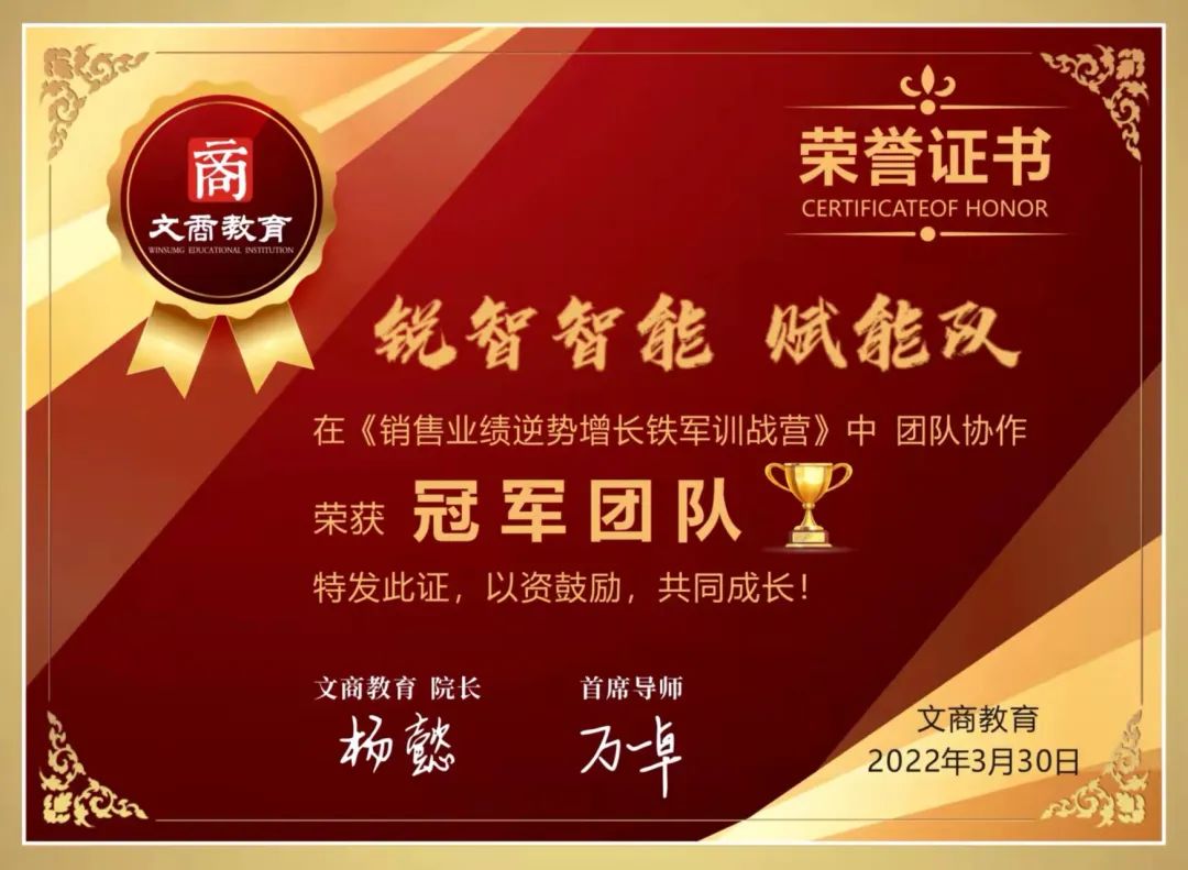 學(xué)習(xí)著、進(jìn)步著——銳智營銷團(tuán)隊(duì)《銷售業(yè)績逆勢增長鐵軍訓(xùn)練營》圓滿結(jié)束！